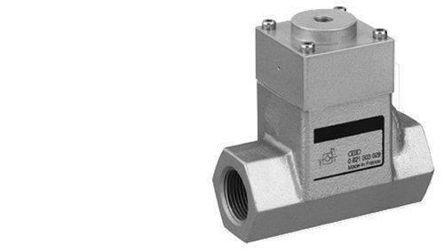 Controlled check valve